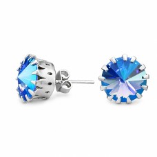 Auskari „Vintage VII (Light Sapphire Shimmer)“ ar Swarovski® kristāliem