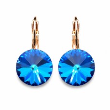 Auskari „Clarice II (Bermuda Blue)“ ar Swarovski® kristāliem