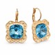 Auskari „Nostalģija (Aquamarine Blue)“ ar Swarovski® kristāliem