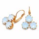 Auskari „Kristāla Lēdija II (Air Blue Opal)“ ar Swarovski® kristāliem