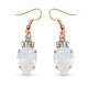 Auskari „Leonora (White Opal)“ ar Swarovski® kristāliem