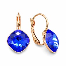 Earrings “Glare IV (Majestic Blue)” created with Crystals by Swarovski®