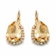 Auskari „Debesu Piliens III (Golden Shadow)“ ar Swarovski® kristāliem