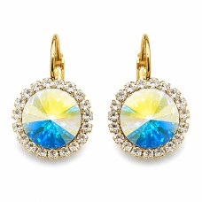 Auskari „Clarice (Aurora Borealis)“ ar Swarovski® kristāliem