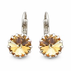 Auskari „Vintage VI (Golden Shadow)“ ar Swarovski® kristāliem