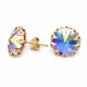 Auskari „Vintāžš VIII (Aurora Borealis)“ ar Swarovski® kristāliem