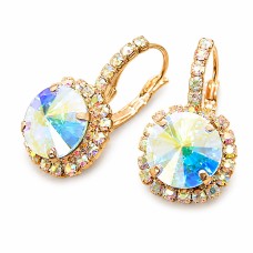 Earrings “Clarice VII” (Aurora Borealis) created with Crystals by Swarovski®