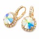 Auskari „Klaris VII (Aurora Borealis)“ ar Swarovski® kristāliem