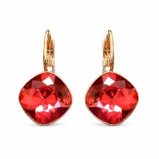 Earrings “Glare IV (Padparadscha)” created with Crystals by Swarovski®
