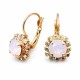 Auskari „Krāšņums II (Rose Water Opal)“ ar Swarovski® kristāliem