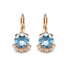 Auskari „Krāšņums III (Aquamarine Blue)“ ar Swarovski® kristāliem