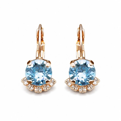 Auskari „Krāšņums III (Aquamarine Blue)“