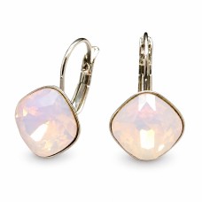 Auskari „Žilbinošais Mirdzums IV (Rose Water Opal)“ ar Swarovski® kristāliem