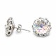 Auskari „Vintāžš VIII (White Patina)“ ar Swarovski® kristāliem