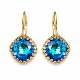 Auskari „Vintage IV (Bermuda Blue)“ ar Swarovski® kristāliem