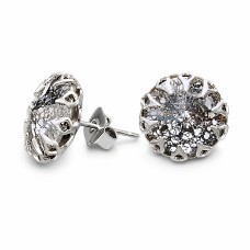 Auskari „Vintāžš VIII (Black Patina)“ ar Swarovski™ kristāliem