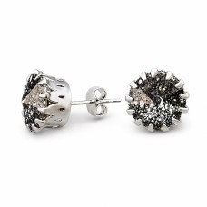 Auskari „Vintage VII (Black Patina)“ ar Swarovski® kristāliem