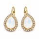 Auskari „Debesu Piliens (White Opal)“ ar Swarovski® kristāliem