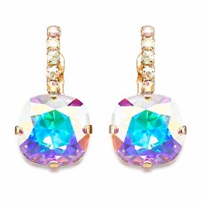 Auskari „Žilbinošais Mirdzums VII (Aurora Borealis)“ ar Swarovski® kristāliem