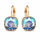 Auskari „Vintage V (Light Sapphire Shimmer)“ ar Swarovski® kristāliem