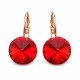 Auskari „Klaris II (Scarlet)“ ar Swarovski® kristāliem