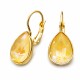 Auskari „Kristāla Lāse (Ochre DeLite)“ ar Swarovski® kristāliem