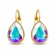 Auskari „Kristāla Piliens (Aurora Borealis)“ ar Swarovski® kristāliem