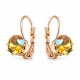 Auskari „Krāšņums (Light Topaz Shimmer)“ ar Swarovski® kristāliem