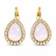 Auskari „Debesu Piliens (Rose Water Opal)“ ar Swarovski® kristāliem