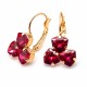 Auskari „Bermudu Trīsstūris III (Scarlet)“ ar Swarovski® kristāliem