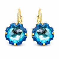 Korvakorut ”Gorgon (Bermuda Blue)” Swarovski®-kristalleilla