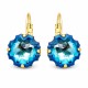 Auskari „Gorgona (Bermuda Blue)“ ar Swarovski® kristāliem