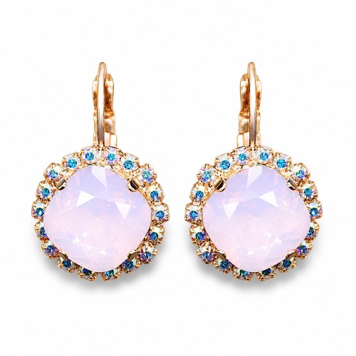 Auskari „Apžilbinošs Mirdzums III (Rose Water Opal)“