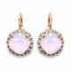 Auskari „Apžilbinošs Mirdzums III (Rose Water Opal)“ ar Swarovski® kristāliem
