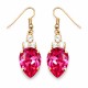 Auskari „Leonora (Rose)“ ar Swarovski® kristāliem