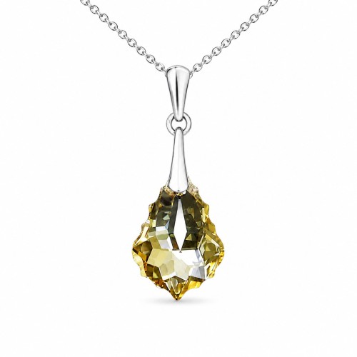 Серебряный кулон 925 пробы «Барокко IV (Golden Shadow)»