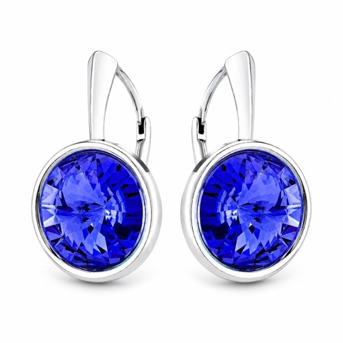Sudraba auskari „Klaris (Sapphire)“