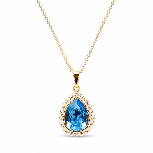 Кулон «Небесная Капля (Aquamarine Blue)»