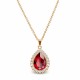 Kulons „Celestial Drop (Siam)“ ar Swarovski® kristāliem