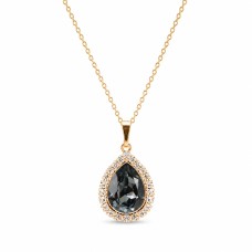 Кулон «Небесная Капля (Silver Night)» с кристаллами Swarovski®