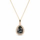 Pendant “Celestial Drop (Silver Night)” created with Crystals by Swarovski®