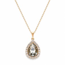 Кулон «Небесная Капля (Rose Patina)» с кристаллами Swarovski®