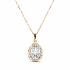 Кулон «Небесная Капля» с кристаллами Swarovski®