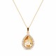 Kulons „Celestial Drop (Golden Shadow)“ ar Swarovski® kristāliem