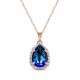 Kulons „Celestial Drop III (Bermuda Blue)“ ar Swarovski® kristāliem