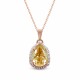 Kulons „Celestial Drop III (Golden Shadow)“ ar Swarovski® kristāliem