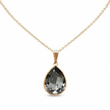 Кулон «Кристальная Капля (Silver Night)» с кристаллами Swarovski™