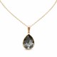 Kulons „Kristāla Lāse (Silver Night)“ ar Swarovski® kristāliem