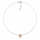 Neredzamais sudraba kulons „Invisible (Fancy Champagne)“ ar Swarovski® kristālu