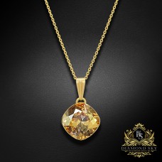 Kulons "Apžilbinošs Spīdums IV (Golden Shadow)" ar Swarovski™ kristāliem